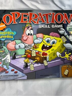 SpongeBob SquarePants Operation Skill Game 2007 Complete Tested